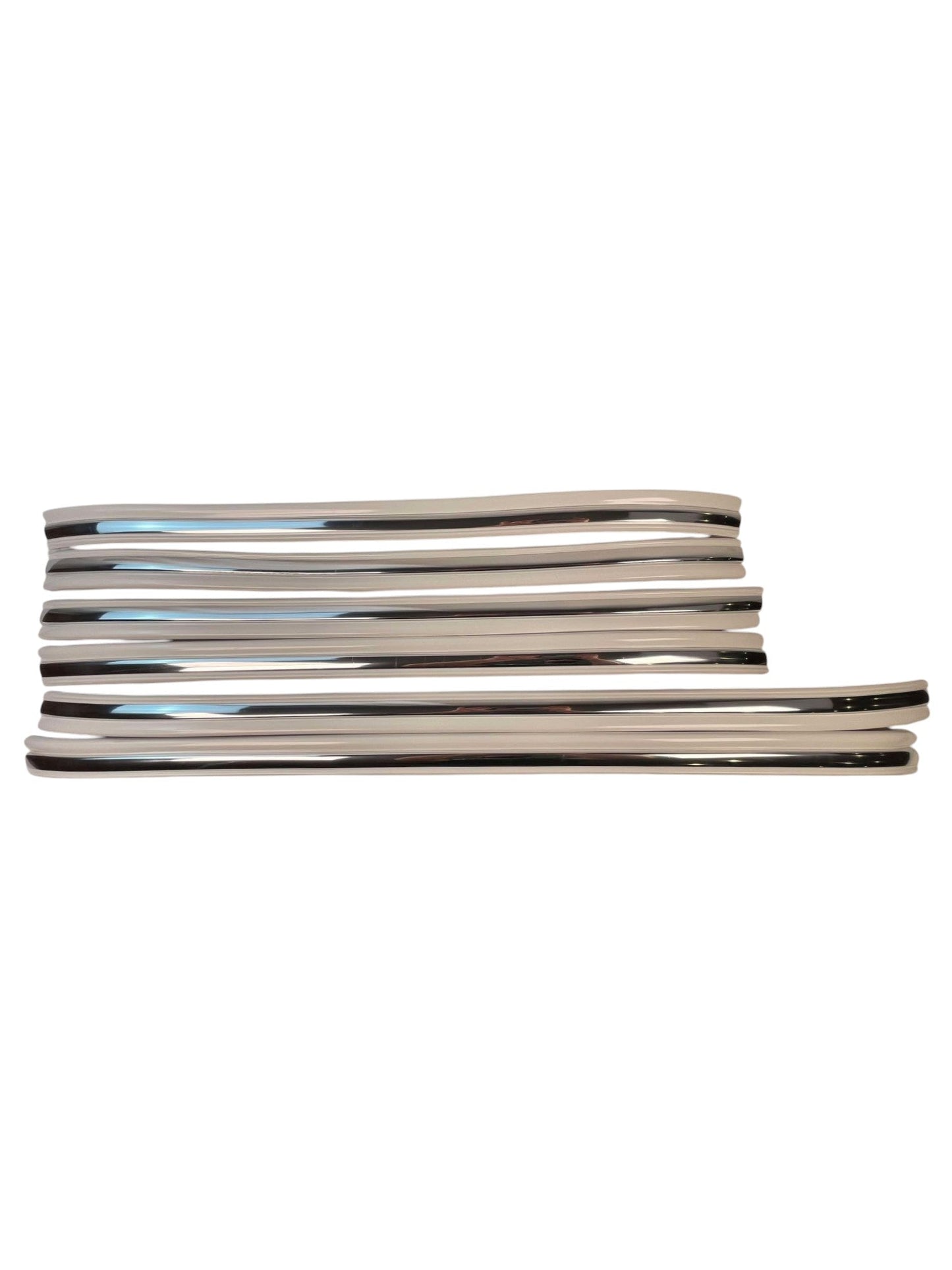Complete Performance Chrome Body Molding Set - White - 1992-1997 F-Series & Bronco