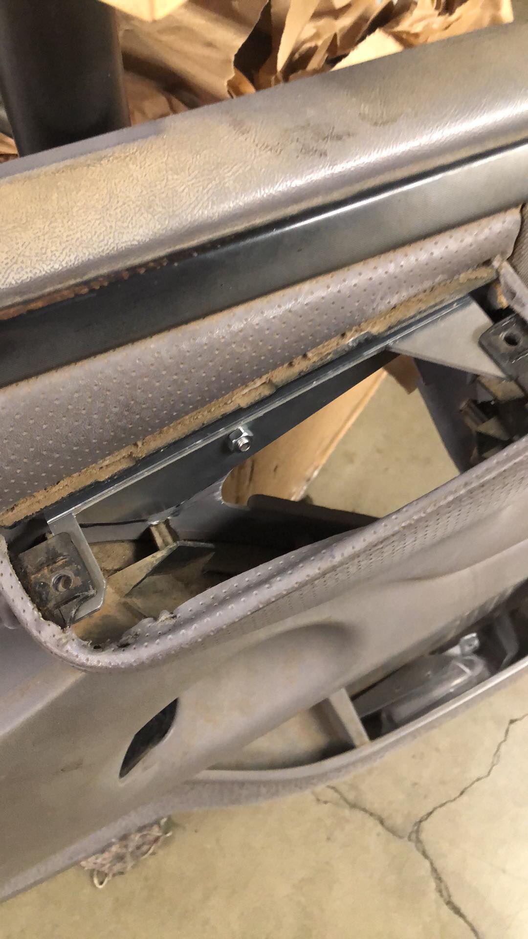 OBS Solutions Drivers Door Panel Repair Bracket (Crew Cab) - 1994-1997 Ford F-Series